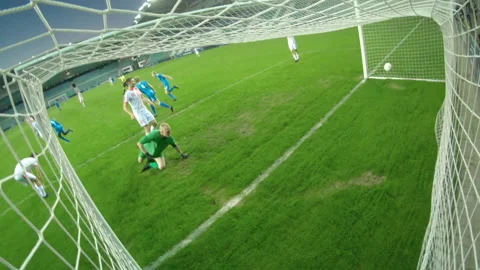 Soccer Match Goal Stock Footage 222994442