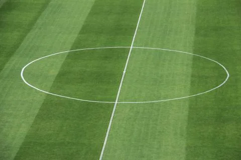 Soccer midfield Foto stock