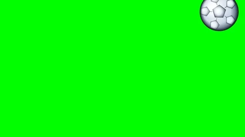 Soccer Motion with Ball - Chroma Key Green Screen Footage Video stock 336958951