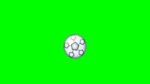 Soccer Motion with Ball - Chroma Key Green Screen Footage Video stock 336958983