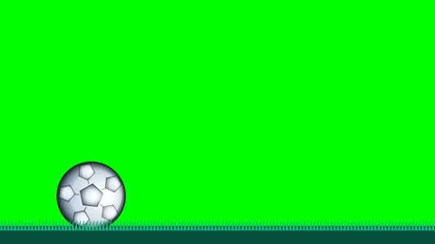 Soccer Motion on Green Screen Chroma Key Background Video stock 336959007