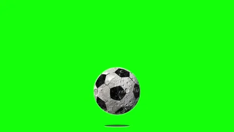 Soccer Moving on Chroma Key for Compositing Video stock 339326073