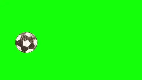 Soccer Moving - Chroma Key Green Screen Footage Stock Footage 339327855
