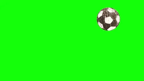 Soccer Moving - Chroma Key Green Screen Footage Stock Footage 339327863