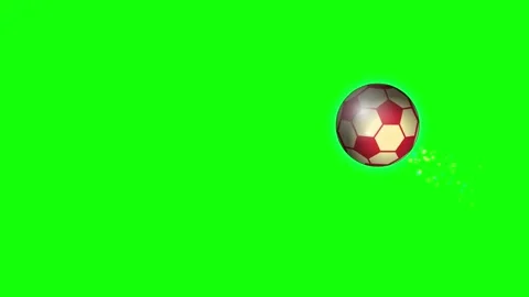 Soccer Moving on Green Screen Chroma Key Background Video stock 336958915