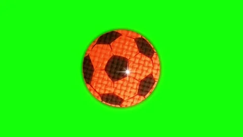 Soccer Moving on Green Screen Chroma Key Background Stock Footage 339327909
