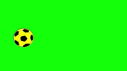 Soccer Moving Isolated Green Screen Stock Video Stockbeeldmateriaal 337099505