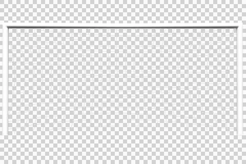 Soccer net against white background Stock Illustration