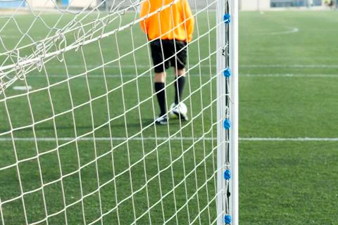 Soccer net Stock Photos