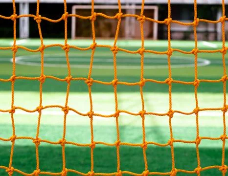 Soccer nets Stock Photos