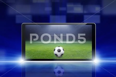 Soccer online Stock Illustration