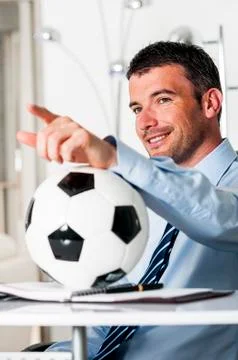 Soccer passion Stock Photos