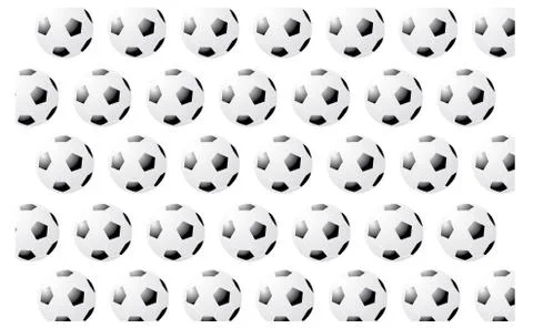 Soccer pattern Stock Illustration