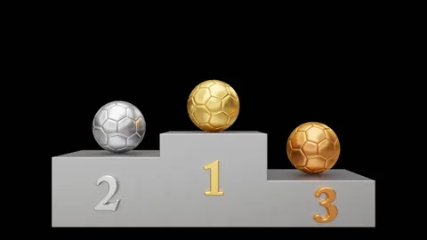 Soccer Pedestal 스톡 동영상 91898875