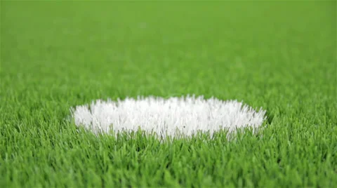 Soccer penalty point. Close-up, diagonal slider shot Stock Footage 29864155