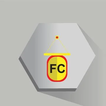 Soccer Pennant Flag Stock-Illustration
