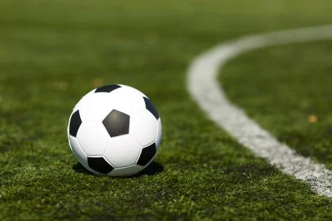 Soccer pitch Stock Photos