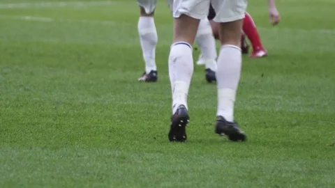 Soccer Player in Action Stock Footage 70418568