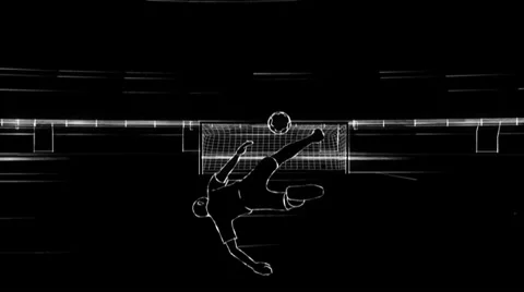 Soccer player big Stock Footage 32820118