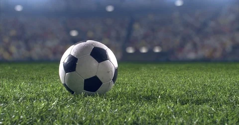 Soccer player in dramatic play during a soccer game Stock Footage 77545100