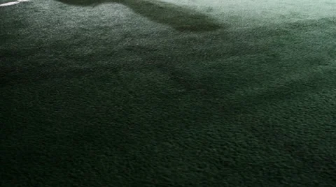 A soccer player dribbles the ball through foot traffic Stock Footage 33867888