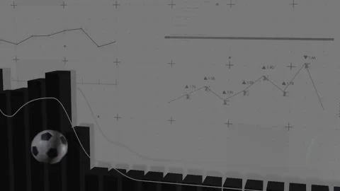 Soccer player executing bicycle kick as ball rolling across bars and sending Stock Footage 330621941