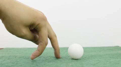 Soccer player finger puppet Stock-Footage 49633405