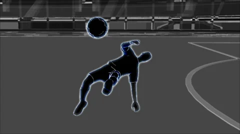 Soccer player Stock Footage 32814444