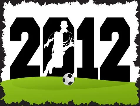 Soccer Player Illustrazione stock