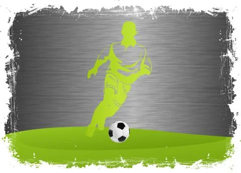 Soccer Player Stock Illustration