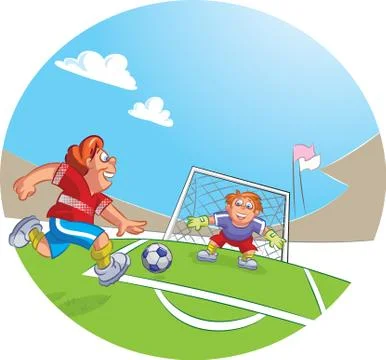 Soccer player 스톡 일러스트