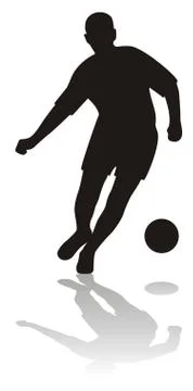Soccer player Stock Illustration