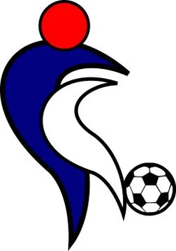 Soccer player Illustrazione stock