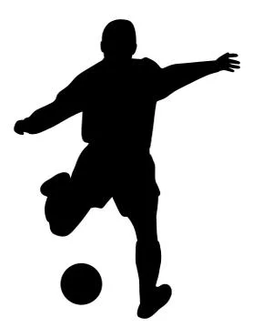 Soccer player Stock Illustration