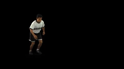 Soccer Player Kicking Ball Stock Footage 5100137