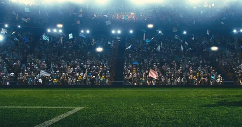 Soccer player makes a dramatic play Stock Footage 104198664