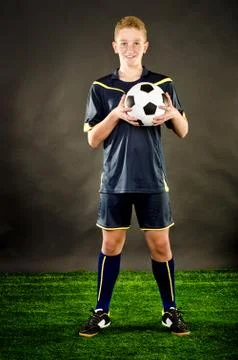 Soccer player Stock-Fotos