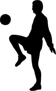 Soccer Player Real Stock Illustration