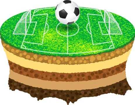 Soccer Poster Stock Illustration