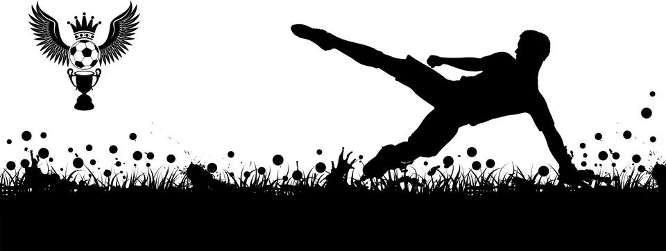 Soccer Poster Stock Illustration