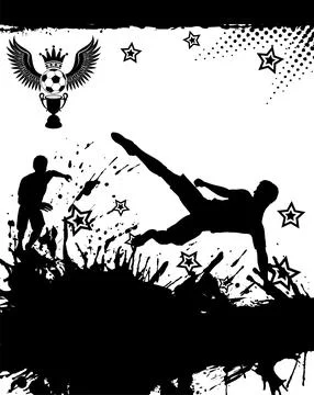 Soccer Poster Stock Illustration