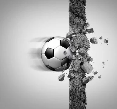 Soccer Power Illustrazione stock