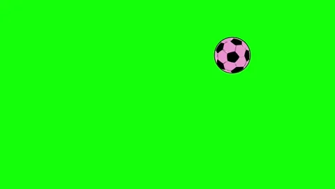 Soccer Professional on Green Screen Chroma Key Background Video stock 337099451