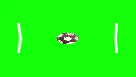 Soccer Professional on Green Screen Chroma Key Background Stock-Footage 339327554