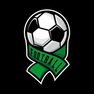 SOCCER RIBBON Stock Illustration
