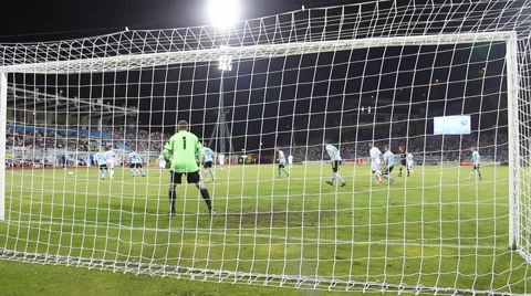 Soccer (scoring) Stock Footage 40690460