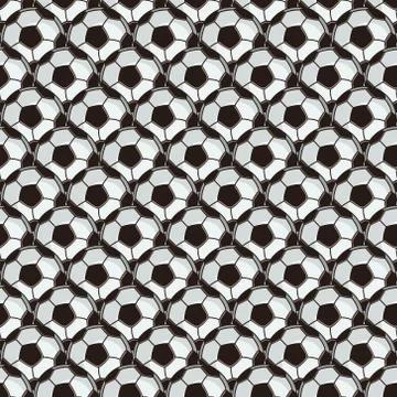 Soccer seamless pattern Stock Illustration