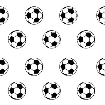 Soccer SeamlessPattern Stock Illustration