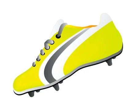 Soccer shoe Stock Illustration