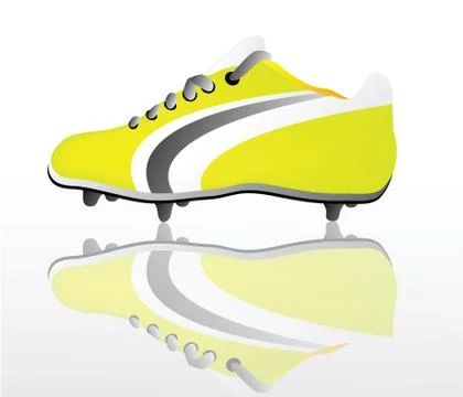Soccer shoe Stock Illustration